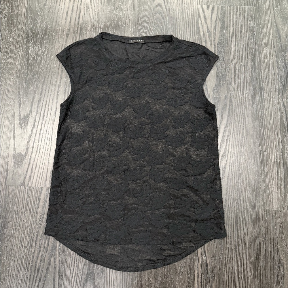 Elegant Black Lace Top